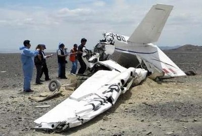 秘鲁小型飞机失事　6名乘客和1名飞行员死亡