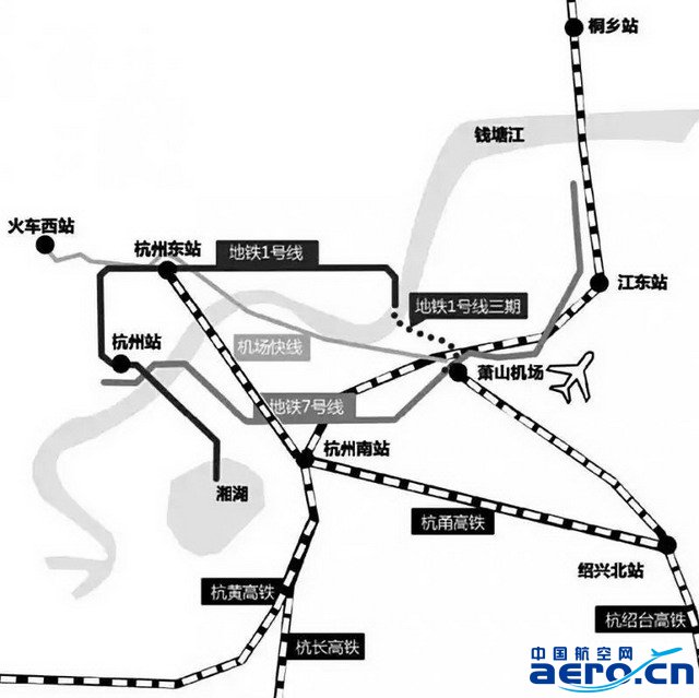 萧山机场三期初步设计方案获批建成后将赶超上海虹桥