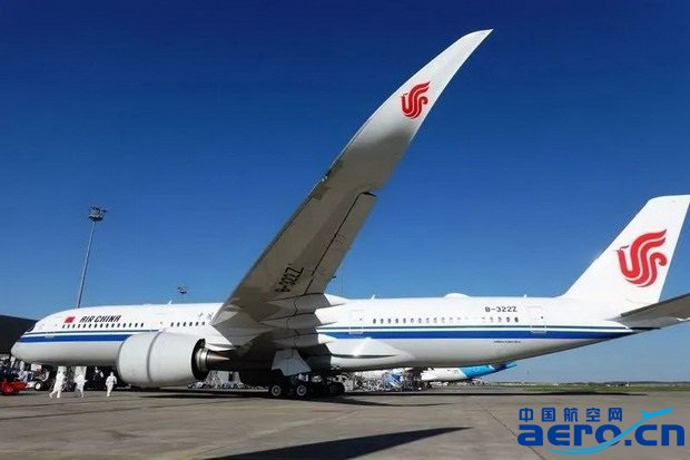 国航新增两架空客a350飞机